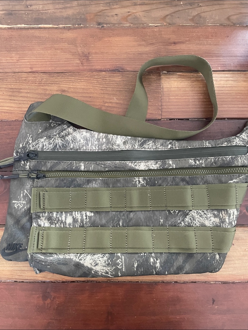 Nike Realtree Olive Green Tactical Sling Bag